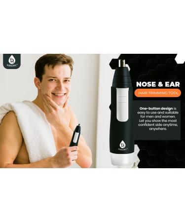 Pursonic Precision Nose & Ear Hair Trimmer | Painless Eyebrow & Facial Hair Trimmer for Men & Women | Battery Operated Grooming Tool - Buy Online on GoSupps.com