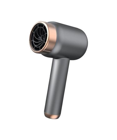 JAYIOLA Travel Hair Dryer Power Professional Hairdryer Lightweight Powerful Bladeless Hairdryer Blow Dryer for Outdoor Hotel Salon grey