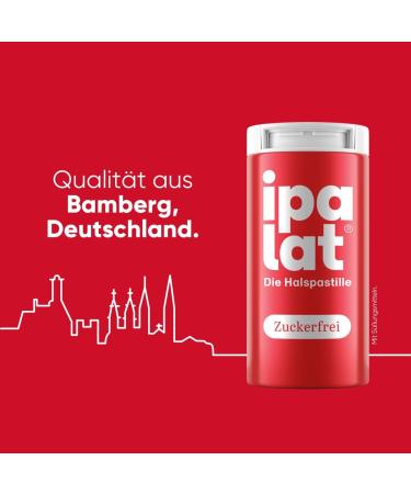 Ipalate Neck Spastille Sugar-Free Lollipops for Cough & Hoarseness - 120 Pieces with Menthol Primel Root Anise & Fennel - Buy Online on GoSupps.com