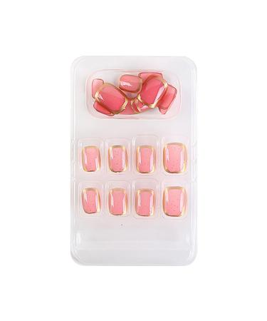dijiusidy False Nail Perfect Matching Simple to Wear Fingernail Full Coverage Press Type Strong Viscosity Adjustable Paster Type 12 F741 Type 12 F741