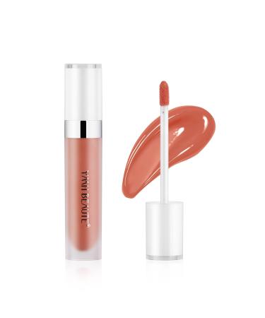 YMH BEAUTE Liquid Blush Cream Blush Makeup  Pigmented  Lightweight  Breathable  Sheer Flush  Waterproof  Long-Wearing  Natural-Looking Dewy Cheek Tint (Maple Orange Brown 04)