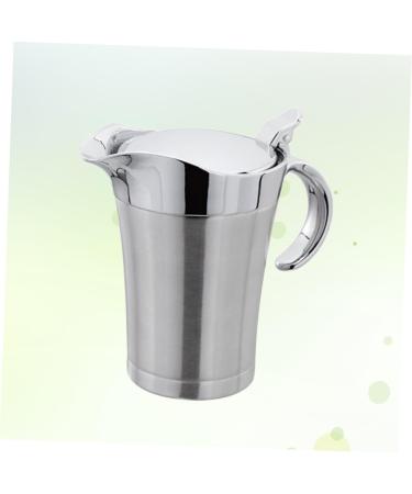 Zerodeko 3pcs Insulated Gravy Boat Containers with Lids Oil Dispenser Bottle Sauce Containers Serving Glass Dispenser Salad Dressing Server Pourer Oil Bottle Stainless Steel Glass Sauce Size 2x3pcs As Shownx3pcs - Buy Online on GoSupps.com