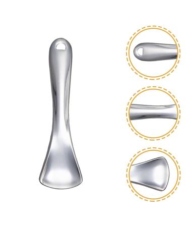 Minkissy 4-Piece Cosmetic Beauty Spoon Set - Spatula & Mixing Sticks for Eye Cream Makeup Masks | Silver Zinc Alloy Beauty Tools for Women - Buy Online on GoSupps.com