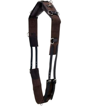 Tough 1 Professional Leather Cotton Web Training Surcingle - Buy Online on GoSupps.com
