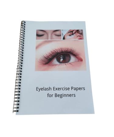 Lashes Training Exercise for Beginners Professional Eyelash Extensions Exercise Book