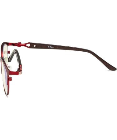 Eyekepper Blue Light Filtering Computer Reading Glasses for Women - Stylish Red Cateye Oval Design +0.50 Magnification - Buy Online on GoSupps.com