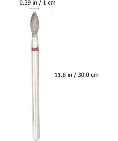 Housoutil Stainless Steel Nail File 1 Nail Polish Tool Corundum Accessories Stainless Steel Manicure Tools Professional - Buy Online on GoSupps.com