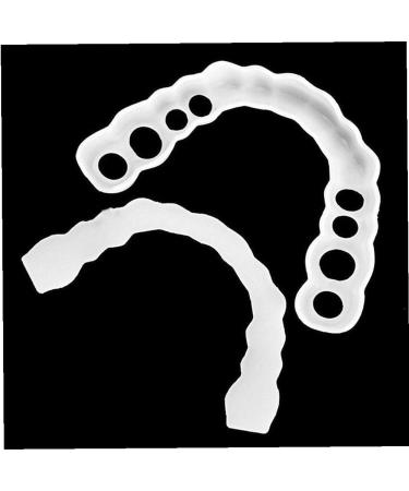 TOSSPER Cosmetic Teeth - Simulated Upper & Lower Braces | Snap Cap Denture Solution for Perfect Smile - Buy Online on GoSupps.com