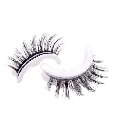 Self Adhesive Waterproof Thick False Eyelashes - Reusable Long Fluffy Lashes | 1 Pair - Buy Online on GoSupps.com