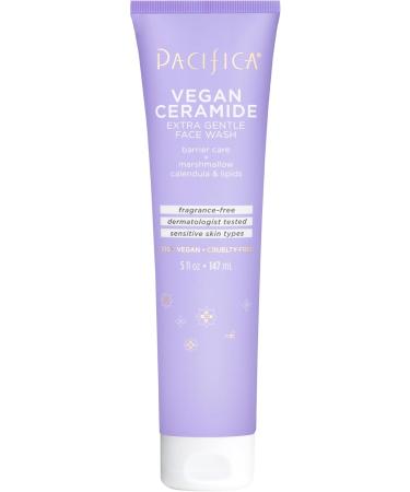 Pacifica Beauty Vegan Ceramide Face Wash & Lotion Set | Cleanser & Moisturizer for Sensitive Skin | Eczema Approved Fragrance-Free Dermatologist Tested - Buy Online on GoSupps.com