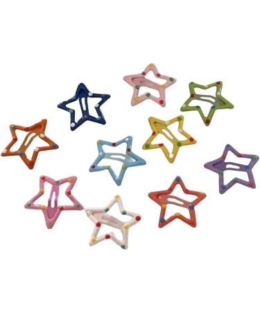 XIAHIOPT Clip Lovely Hair Barrettes Star/Bear/Bowtie/Square Shape Hairpin Unique Hairpins for Teenagers 10 drops of water - Buy Online on GoSupps.com