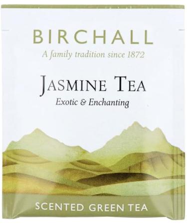 Birchall Tea Bags Jasmine Tea Gift Set Experience the Smooth & Refreshing Properties of Jasmine Tea - A Treat for Your Senses 6 Boxes of 25 Enveloped Plant-Based Tea Bags Jasmine Tea 150 Total - 25 Bags x 6 Boxes - Buy Online on GoSupps.com