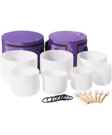 6-12 Inch Crystal Singing Bowls Chakra Sets for Sound Healing Therapy and Meditation Balancing Body Chakra Adjusting Emotional State (Size : 440hz) - Buy Online on GoSupps.com