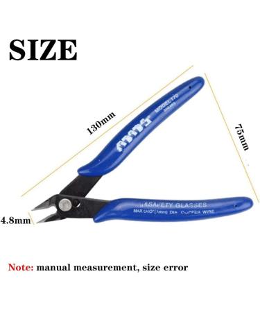 CYH Mini Wire Cutters - 4 Pcs Snips Cutter - Side Cutters Electrical Wire Cable Cutters - Flush Cutters with Non-Slip Soft Handle - for Jewelry Craft DIY Model-Making Light Blue - Buy Online on GoSupps.com