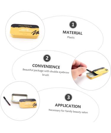 DOITOOL 2 Pcs Eyebrow Styling Cream Waterproof Suit Metal Hairpin Stick Eyebrow Makeup Lip Gloss Pearlescent - Buy Online on GoSupps.com