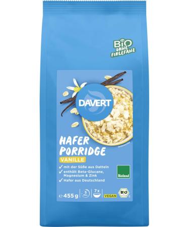 Davert Organic Vanilla Porridge XL 2 x 455 g