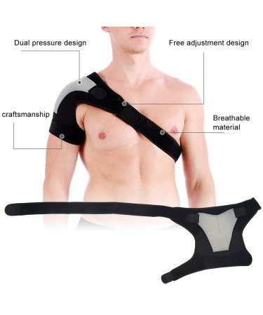 Shoulder Stability Brace with Pressure Pad | Adjustable Support for Men & Women - Right Shoulder Protector - Buy Online on GoSupps.com
