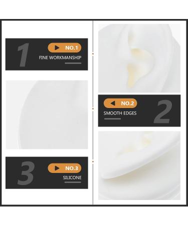 High-Quality 3D Silicone Ear Model Presentation Stand for Piercing Practice - Flexible Resin Art Tools - Buy Online on GoSupps.com