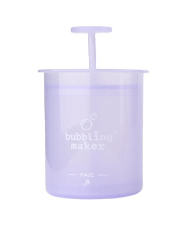 Face Wash Foamer Manual Bubble Foamer Quick Foam Ergonomic Facial Cleansing Tool Skincare Cleanser Foam Maker for Travel Household Purple