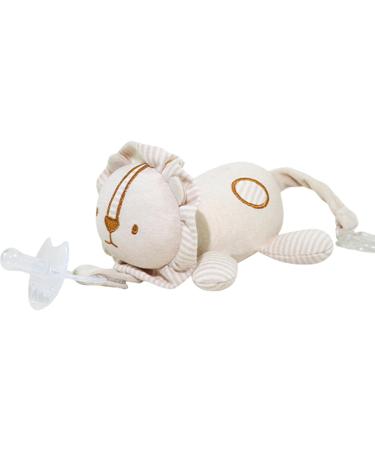Shenrongtong Plush Pacifier Buddy | Skin-Friendly Lovey & Holder for Kids' Parties & Birthdays - Adorable Lion Design - Buy Online on GoSupps.com