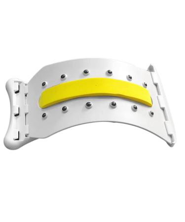 Tbkoeudhg berry mother neck neck bahrre for pain relief neck shoulder massage relaxer traction device support relaxer yellow and white yellow & white