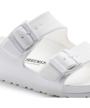 Buy Birkenstock Arizona-Birkibuc Unisex Sandals - White (Size 8-8.5 Narrow Women / 6-6.5 Narrow Men) - International Shipping Available - Buy Online on GoSupps.com