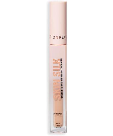 Revolution Skin Silk Radiant Serum - Illuminateur contour des yeux - Hydrate et lisse avec acide hyaluronique et squalane - Vegan & Cruelty-Free - Light Peach - 4 ml - Buy Online on GoSupps.com