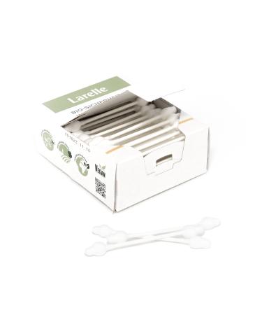 Buy Larelle Bio Baby Ear Cleaning Sticks - 60 Gentle Eco-Friendly Cotton Swabs for Safe Ear Care | GOTS Ecocert Approved - Buy Online on GoSupps.com