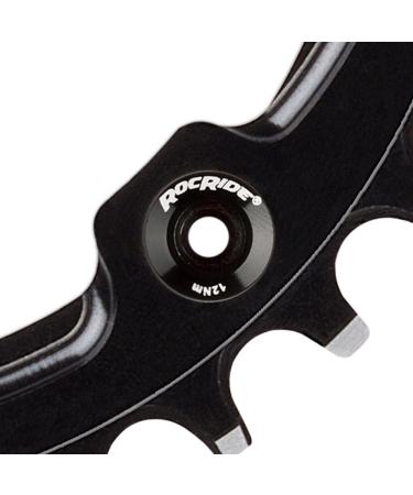 RocRide Single Chainring Bolts Pack of 5 - Black Aluminum or Steel - Buy Online on GoSupps.com