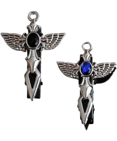 JSGHGDF Hair Clip for Teens Girl Gothics Hairclip Pin Clip Metallic Hair Barrettes for Women Side Black - Buy Online on GoSupps.com