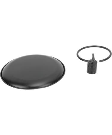 Moxa Coil Holder - Round Base Safe Stainless Steel Moxibustion Collector (BLACK) - Compact & Stable International Shipping - Buy Online on GoSupps.com