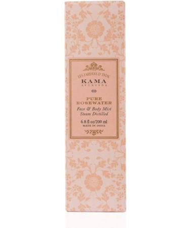 Kama Ayurveda Pure Rose Water 200ml - Authentic Ayurvedic Skin Hydration | Buy Online Internationally - Buy Online on GoSupps.com