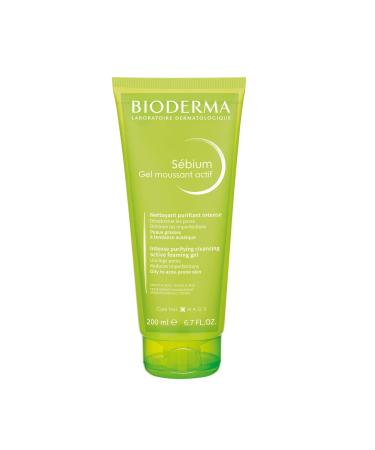 Bioderma S bium Active Foaming Gel - Intensely Purifying Cleansing & Hydrating Acne Face Wash to Protect Acne Prone Oily & Combination Skin 200ml