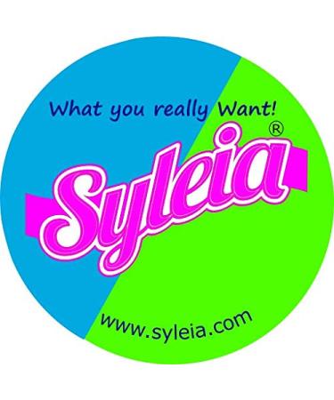 Syleia 20 Black with Gold Prints Hair Ties - Elastic Ponytail Holders 20 Pack - Buy Online on GoSupps.com