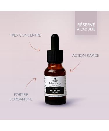 Ballot Flurin - Black French Propolis Extract - Organic - Made in France - 15 ml - Buy Online on GoSupps.com