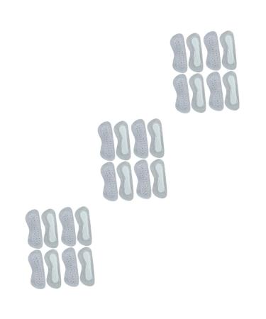 GLEAVI 12 Pairs Anti-wear Back Stickers Loose Grips Liner Underlayment Dress Shoes Anti Drop Loose Liner Pads Ladies Pumps Loose Shoes Pads Self-Adhesive Heel Cow Leather