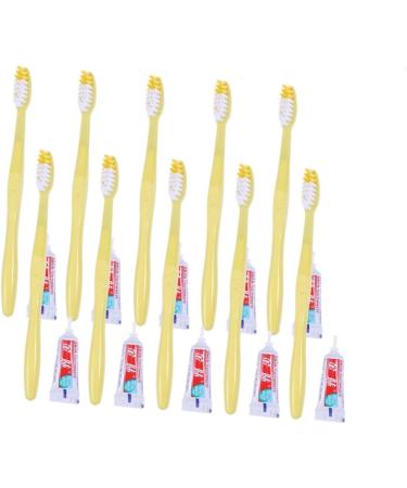 20 Pcs Toothbrush Travel Set - Built-in Toiletries (2 Packs) | Perfect for International Travel - Buy Online on GoSupps.com