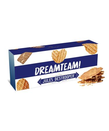 Vandeca Jules Destrooper Butter Patties Gift "Dreamteam!" - Belgian Butter Cookies - 100g x 2
