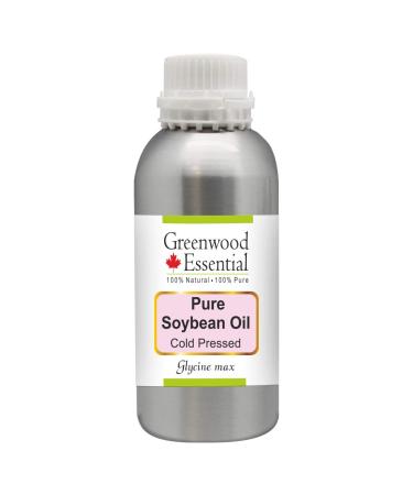 Greenwood Essential Pure Soybean Oil (Glycine max) Pure Therapeutic Grade Cold Pressed 300ml (10 oz)