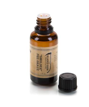 Pre-Shave Oil Handmade in the USA (Smolder 1oz)