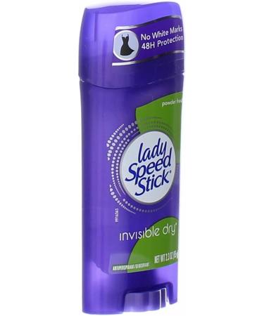 Lady Speed Stick Invisible Dry Antiperspirant & Deodorant - Powder Fresh - 2.3 Oz - Pack Of 4 - Buy Online on GoSupps.com