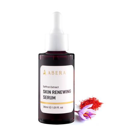Abera Skin Renewing Serum For Melasma Anti-Aging For Face Anti-Wrinkle High Potency Saffron Extract Lavandula Stoechas Extract Hydrating Serum 1.01 Fl Oz