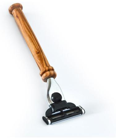 DOM K2 Wet Razor with Olive Wood Handle & FU Blade - Premium Quality International Shipping - Buy Online on GoSupps.com