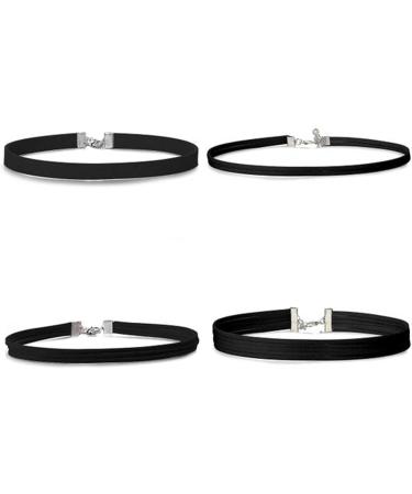 VSilay Lianxue Niche Neck Band Set - 4 Stylish & Trendy Dainty Necklaces for Women | Fashion Accessories - Buy Online on GoSupps.com