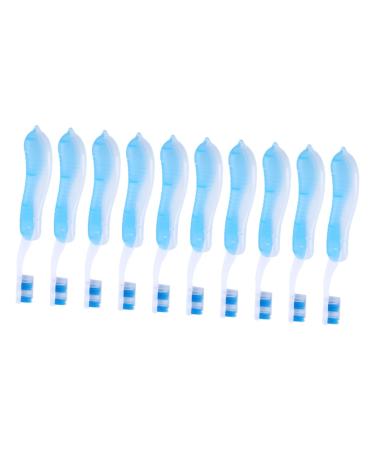 Skisuno 10st toothbrushes toothbrush for adults portable pocket toothbrush manual brushbrush manual foldable toothbrush teeth collapsible toothbrush outside child tooth -cutting