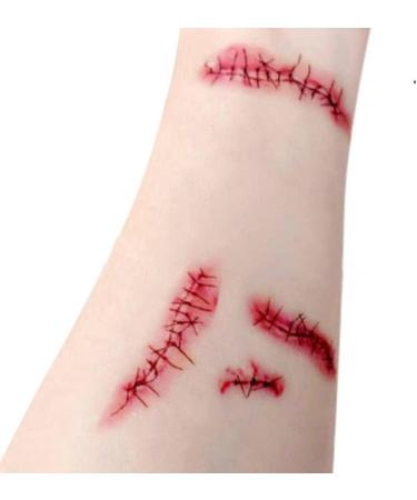 Halloween Temporary Face Tattoos For Kids Boys Girls Women Men 3D Scary Skull Skeleton Fake Tattoos Sticker For Adults Small Ghost Vampire Bat Pumpkin Spider Temp Transfer Tatoos Devil Terror Wound Injury - Buy Online on GoSupps.com