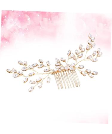 Didiseaon Hairpin Hair Comb Headgear Bride Accessories Crystal - Buy Online on GoSupps.com