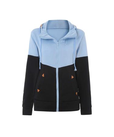 Bigfanshu Womens Plus Size Sweatshirt with Zipper Hoodies Winter Pullover Autumn Female Hoody Clothes Black