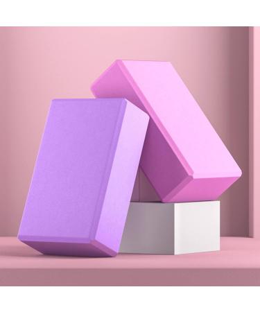 4 Pack 9''x6''x3'' Yoga Blocks - High Density Foam Bricks for Strength, Flexibility, and Balance - Non-Slip Surface for Yoga, Pilates, Meditation - Buy Online on GoSupps.com