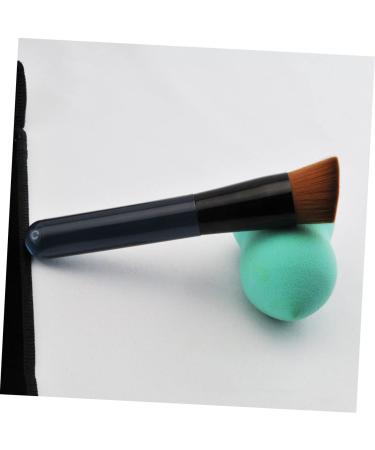 Buy Inclined Flat Head Makeup Brush - Fluffy Blush & Foundation Brush | Portable Cosmetics Tool - Buy Online on GoSupps.com